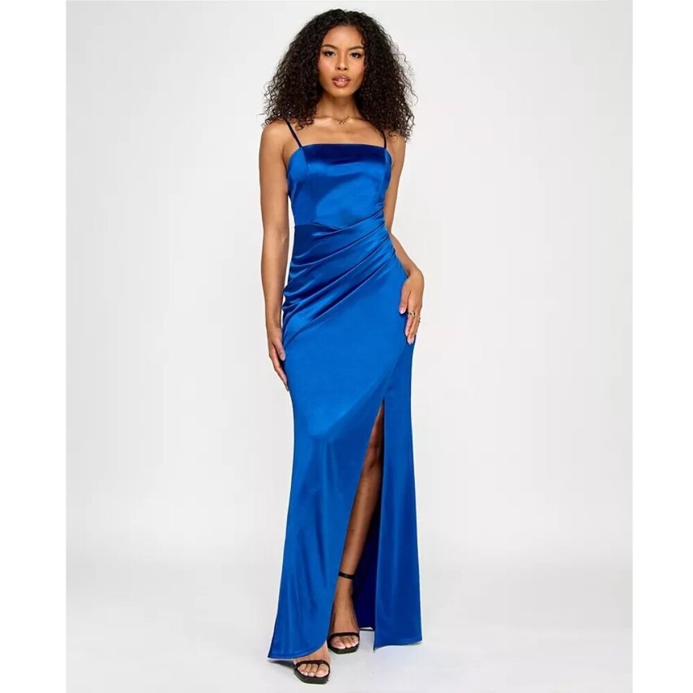 NEW | Emerald Sundae | Pleated Gown | Royal Blue | Large